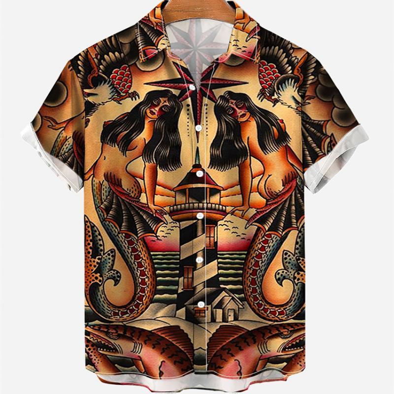 Hawaiian Men's Vintage Summer  - огляд і ціна Vintage Hawaiian Floral Shirt
