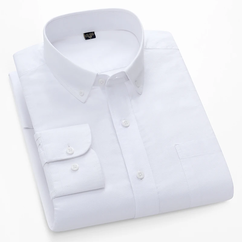 100% Cotton Oxford Long-Sleeve - огляд і ціна Oxford Cotton Casual Shirt Business