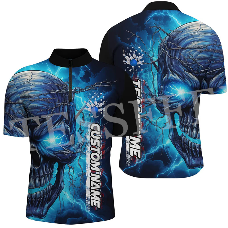 Custom Name Strike Bowling Fla - огляд і ціна Short Sleeve Bowling Shirt Retro