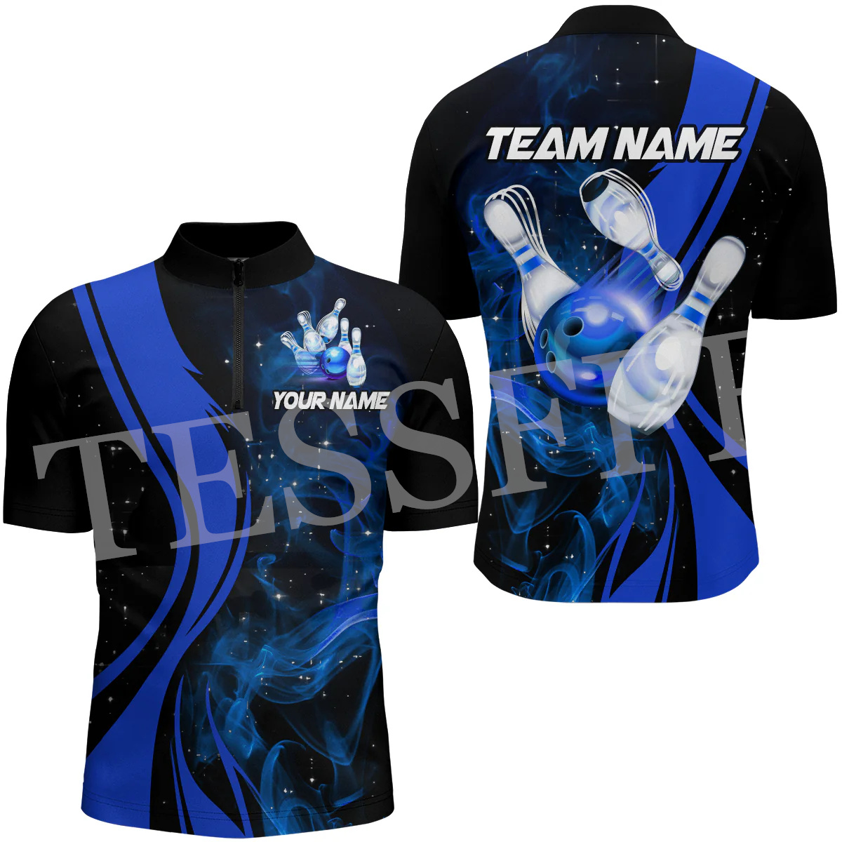 Custom Name Strike Bowling Fla - огляд і ціна Short Sleeve Bowling Shirt Retro