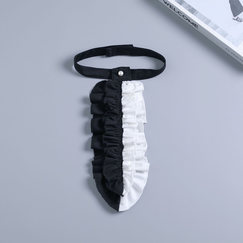 Black White Ruffled Collar Dec - огляд і ціна Shirts
