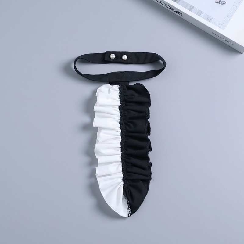 Black White Ruffled Collar Dec - огляд і ціна Shirts