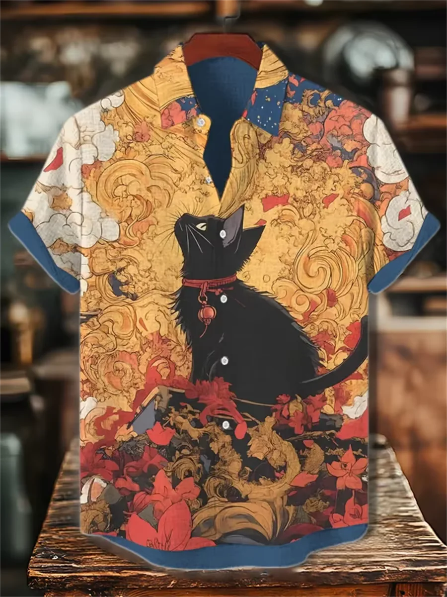 Men's Hawaiian Short Sleeve Sh - огляд і ціна Vintage Hawaiian Floral Shirt