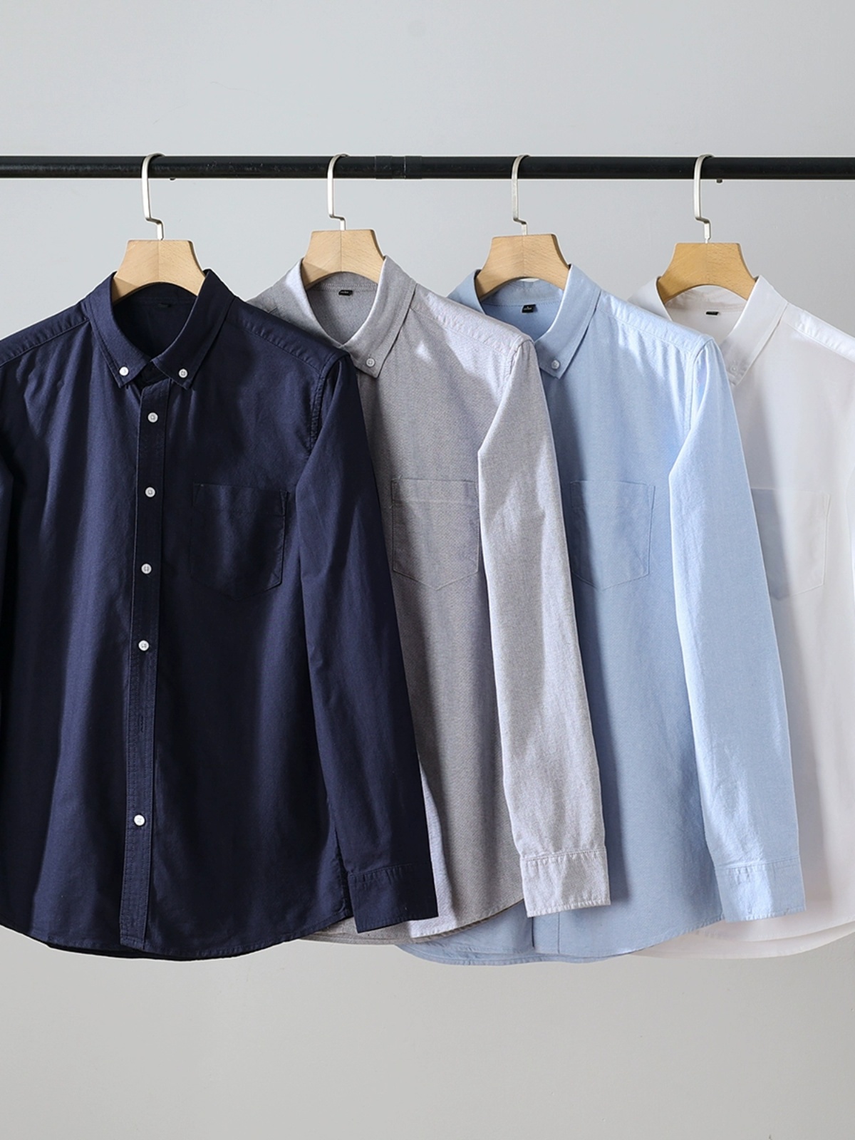 High Quality Pure Cotton Oxfor - огляд і ціна Oxford Cotton Casual Shirt Business
