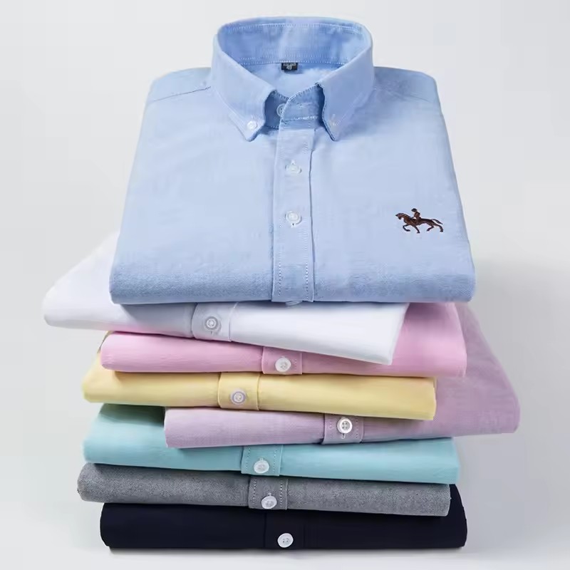 100% Cotton Men's Oxford Shirt - огляд і ціна Oxford Cotton Casual Shirt Business